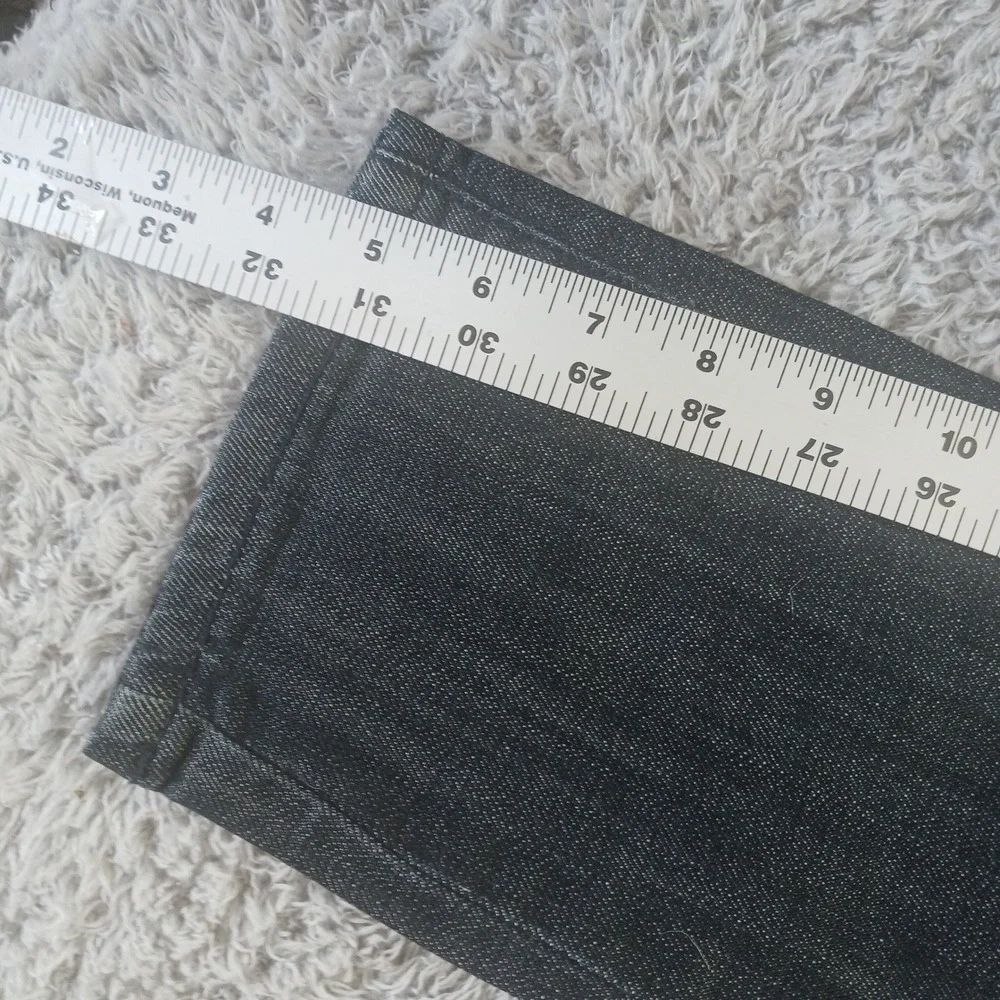 LA Idol USA‎ Jeans Sz 5 Skinny Fit Dark Wash Zip Pocket Bling READ